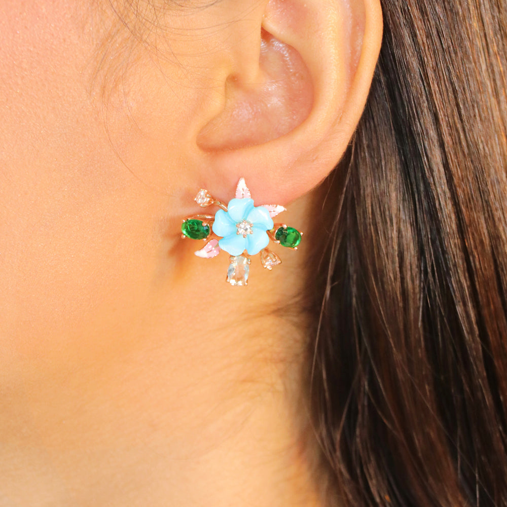 Blue MOP Studs image 0